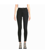 Time &amp; Tru Women&#39;s High Rise Curvy Skinny Jeans Size 10 Black Denim New ... - $498.99 MXN