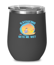 Wine Tumbler Stainless Steel Insulated  Funny Kayaking Sports Adventure  - £19.62 GBP