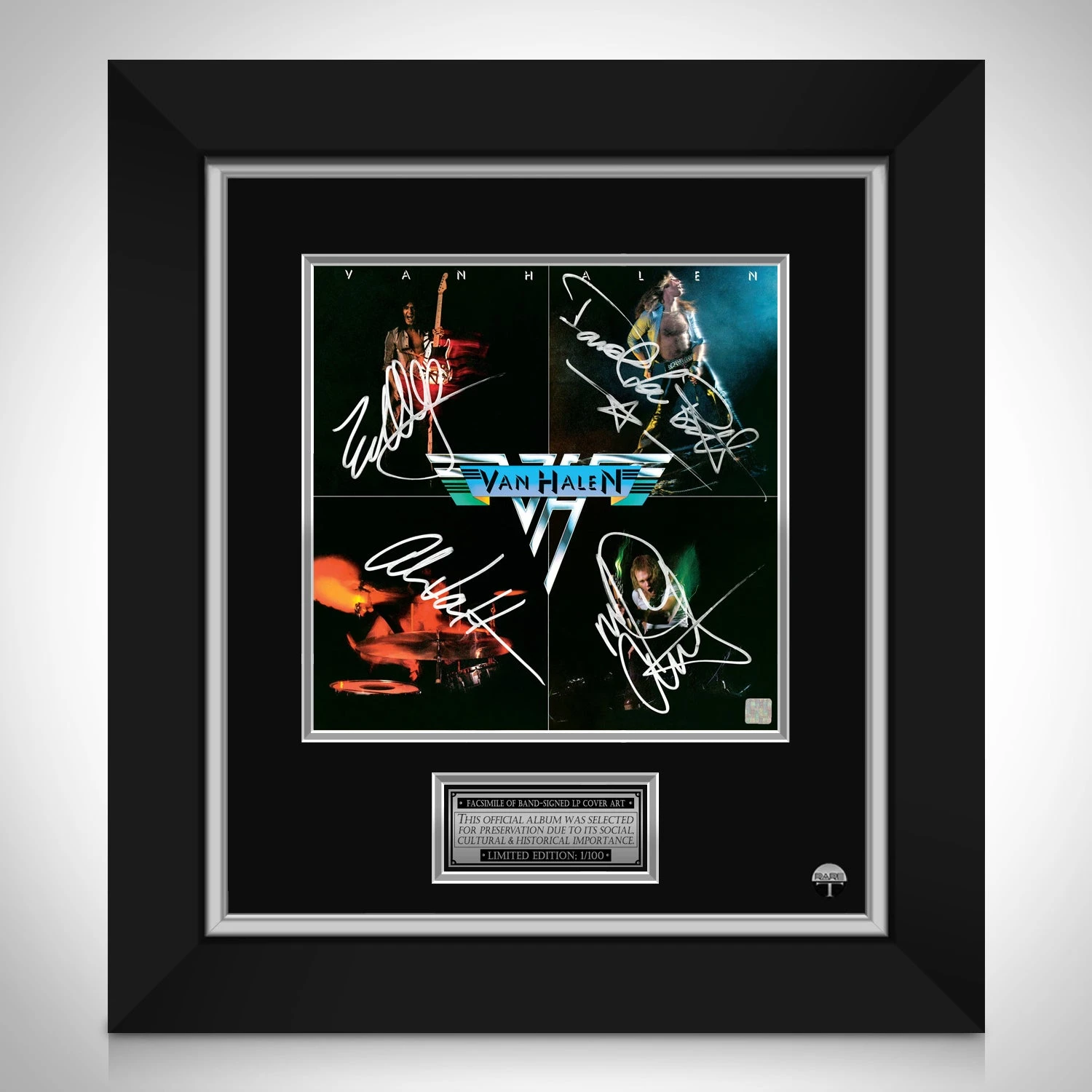 Van Halen Van Halen LP Cover Limited Signature Edition Studio Licensed Custom Fr - £194.08 GBP