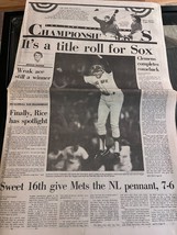 Red Sox California Angels Boston Globe October 16 1986 ALCS World Series MLB - £13.82 GBP