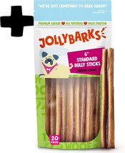 Bndle - 6 Dog Bones + 6 Bully Sticks | 6-Ich Marrow Bones (3-Pack) | 6-Inch  - £41.64 GBP