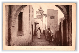 Rue des Armuriers Street View Bizerte Tunisia UNP DB Postcard Q25 - £8.79 GBP