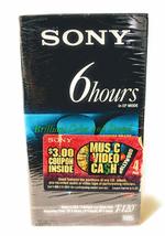 Premium Grade VHS Video Tapes, Repeated Record/Erase, 6 Hours (SON4T120V... - £19.08 GBP