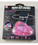 Cell Phone &amp; Tablet Stand Premier Spin Stand With 360 Degree Rotation Gl... - $11.62