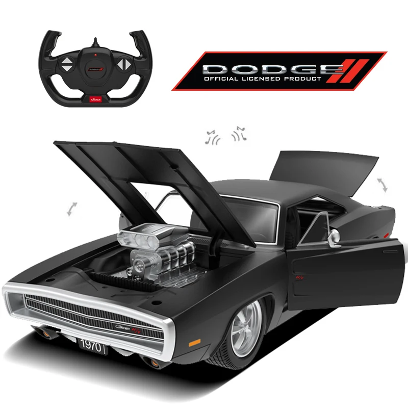 NEW Dodge R/T Engine RC Car 1:16 Scale Remote Control Car Model Radio Controlled - £73.24 GBP