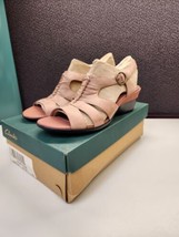 Clarks Bermuda Sun Light Pink Sandals Womens Size 10M Leather - £19.84 GBP