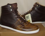 UGG  EMPIRE Men&#39;s Chestnut Leather Sneakers Size US 9.5  EM-PIRE NIB #10... - $64.34