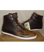 UGG  EMPIRE Men&#39;s Chestnut Leather Sneakers Size US 9.5  EM-PIRE NIB #10... - $87.99 CAD