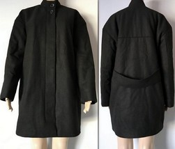 DKNY Walker Wool Blend Peacoat Women&#39;s Black Size S Donna Karen New York... - £74.68 GBP