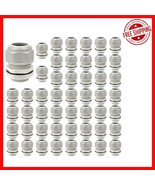 Reliable 50 Pack of NPT 1/2&quot; Waterproof Cable Glands for Electrical Proj... - $880.88 MXN