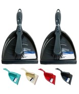 2 Sets Dust Pan Brush Handheld Broom Clear Dustpan Duster Wipe Sweeper C... - £18.95 GBP