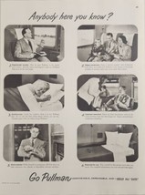 1951 Print Ad Pullman Train Sleeping Cars Family on a Trip on Railroad - £16.88 GBP