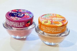 Bath &amp; Body Works Raspberry Plum, Peach Mango Lip Balm SPF 15 0.25 oz - £12.73 GBP