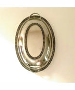 VTG Cordova Oval Serving Dish w/ Lid Stainless Covered Platter, 1969 MCM - $30.00 CAD