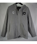 Adidas Mens Los Angeles Football Club Stadium Hoodie Gray 2XL - £38.76 GBP