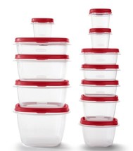 Rubbermaid Food Storage Containers Set, Easy Find Vented Lids, BPA Free, 40 Pcs - £29.23 GBP