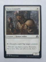 MTG Magic The Gathering Card Stern Constable Creature Human Soldier White - $7.67