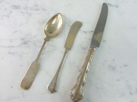 Lot of 3 Vintage Estate Sterling Silver Flatware Pieces E29 - £118.70 GBP