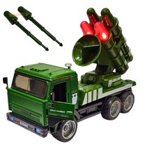 Metal Army Pullback Truck with Light Sound, Missile Shooting  for kids a... - $89.09