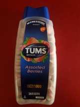  Tums Antacid Assorted Berries 265 Tablets Each Ultrastrenght 1000 - £22.15 GBP