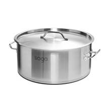 SOGA Stock Pot 44Lt Top Grade Thick Stainless Steel Stockpot 18/10 - $162.90