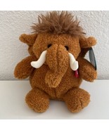 Jungle Bumz Whitney the Wooly Mammoth Stuffed Plush BUM BUMZ by Russ NEW! - $16.50