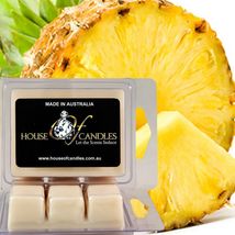 Fresh Pineapples Eco Soy Wax Candle Wax Melts Clam Packs Hand Poured Vegan - £11.16 GBP+