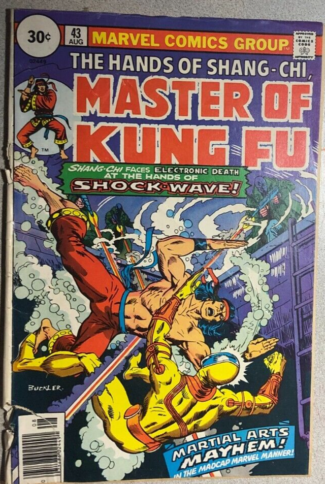 Primary image for MASTER OF KUNG FU #43 (1976) Marvel Comics 30-cent cover price variant GOOD