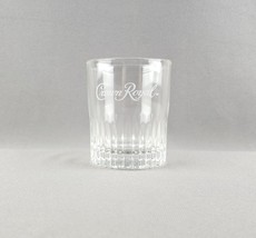 Crown Royal Old Fashioned Glass Canadian Whisky Ribbed Lowball, Embossed, Rocks - £7.88 GBP