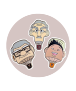 Up Disney Pixar Pins: Carl, Charles Muntz, and Russell Hot Air Balloon - $736.04 MXN