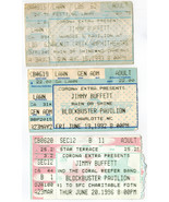 Jimmy Buffett 3 Ticket Stubs 92 Blockbuster 93 Walnut creek 96 Blockbust... - $40.45 CAD