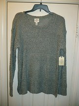 St. John&#39;s Bay Women&#39;s Crew Neck Knit Sweater Large Gray Marl NEW - £15.30 GBP