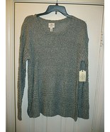 St. John&#39;s Bay Women&#39;s Crew Neck Knit Sweater Large Gray Marl NEW - $29.19 CAD