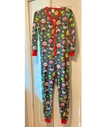 Secret Treasures Womens Sz XS One Pc Butt Open Flap xmas Naughty Nice Sa... - $19.57