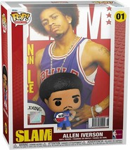 NBA Cover - SLAM:  ALLEN IVERSON Funko Pop! Vinyl Figure in Slam Magazin... - $24.70