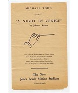Michael Todd Presents A Night in Venice The New Jones Beach Marine Stadi... - £17.13 GBP