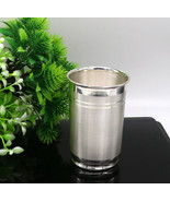 999 pure solid silver handmade 4 inches water glass/milk tumbler sv124 - $285.79 CAD