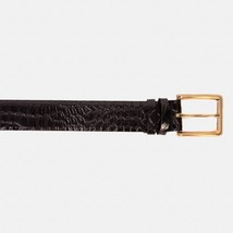 The Strat Black Leather Belt image 4