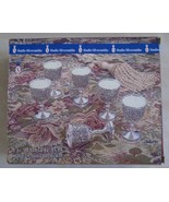 Studio Silversmiths SilverPlated 6 pc Miniature Cups Antique Finish Grap... - €18,15 EUR