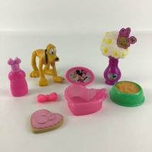 Disney Minnie Bow-Tique Mickey Toy Lot Pluto Action Figure Minnie Bracel... - £21.63 GBP