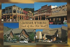 Postcard Jackson Wyoming Last of the Old West Unused Continental Card - £4.67 GBP