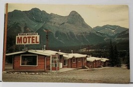 Canada Rundle Mountain Motel East of Banff Postcard H5 - $14.95