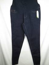 Time &amp; Tru Maternity dark denim belly band pull on skinny jeans. Size XS... - $10.99