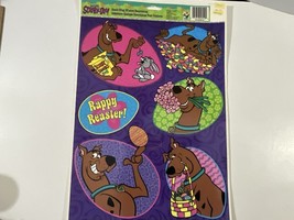 Vintage 2000 Cartoon Network Scooby Doo Window Clings Easter - $11.30