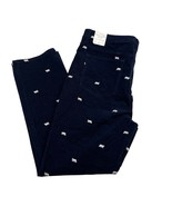 Talbots PantsWomens 16 Blue Corduroy Straight Leg Polar Bear Embroidered... - $635.80 MXN