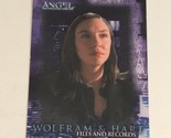 Angel Season Two Trading Card David Boreanaz #77 Files And Records - £1.53 GBP