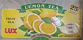 Lux Fruit Tea Lemon Tea Mix Caffeine Free 25 Tea Bags - £5.41 GBP