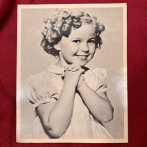 Vintage Shirley Temple Photo From 1936 Film Captain January Not Current Reprint - £19.86 GBP