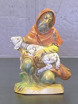 1990 Fontanini Jeremiah Holding Lamb Italy Nativity 3.75&quot; #148 Signed - $19.80