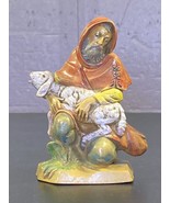 1990 Fontanini Jeremiah Holding Lamb Italy Nativity 3.75&quot; #148 Signed - $19.80